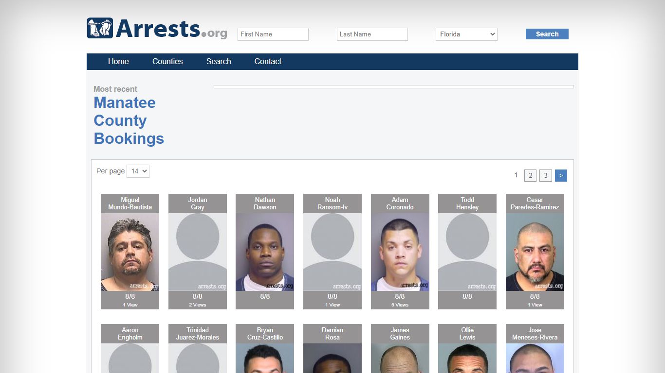 Manatee County Arrests and Inmate Search